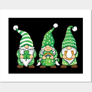 St Patricks Day Gnomes Posters and Art